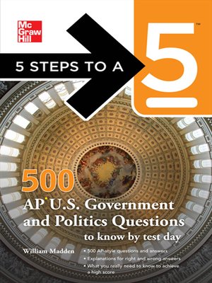 cover image of 500 AP U.S. Government and Politics Questions to Know by Test Day